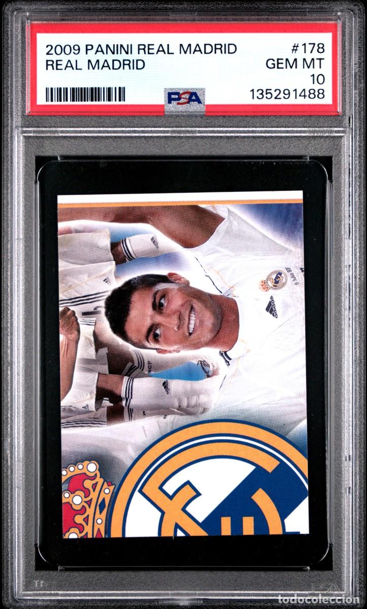 Fu&szlig;ball-Sticker: Rookie Cristiano Ronaldo #178 Real Madrid Panini 2009 2010 PSA 10