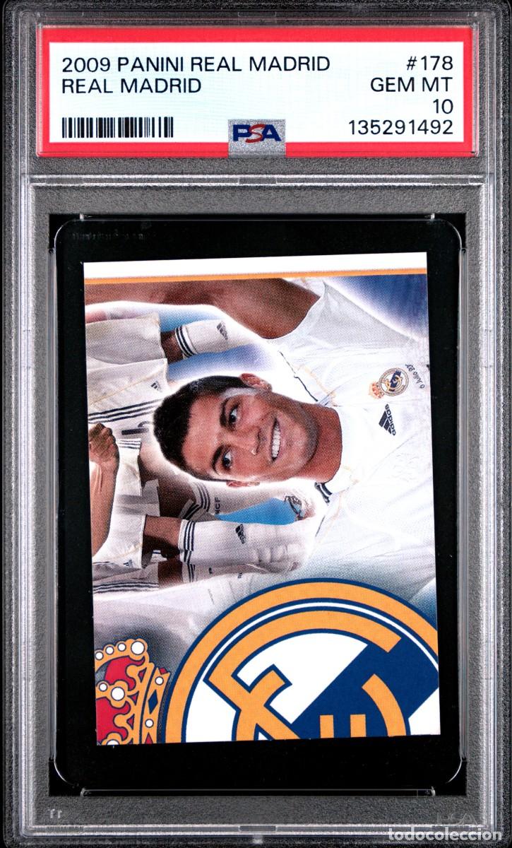 Cromos de f&uacute;tbol: Rookie Cristiano Ronaldo #178 Real Madrid Panini 2009 2010 PSA 10