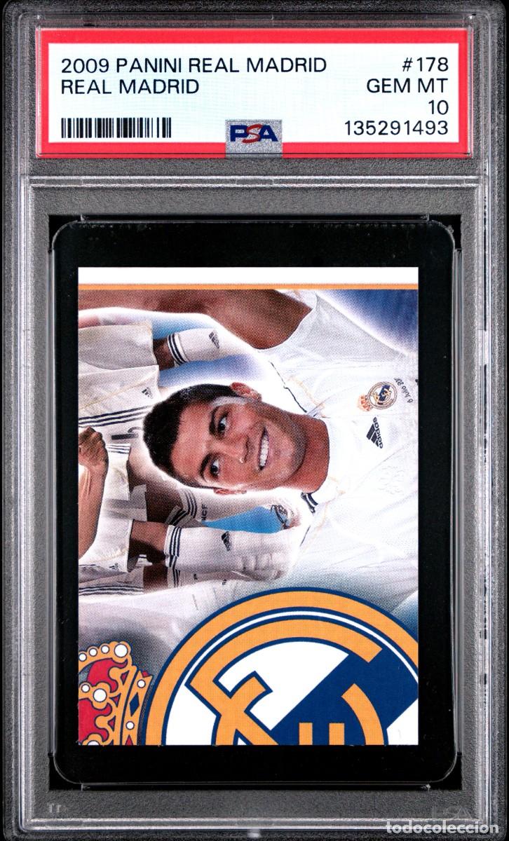 Cromos de f&uacute;tbol: Rookie Cristiano Ronaldo #178 Real Madrid Panini 2009 2010 PSA 10