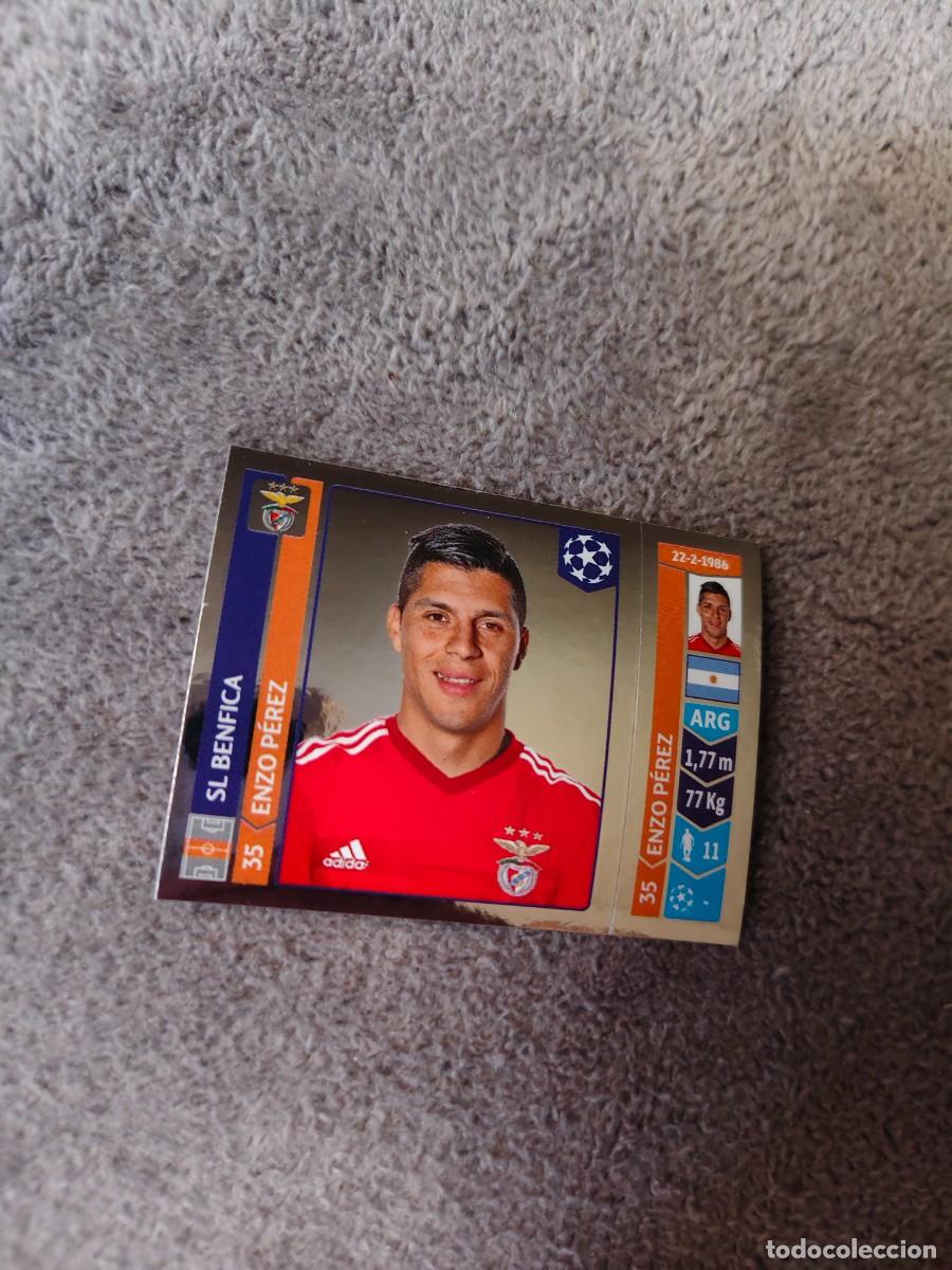 Cromos de f&uacute;tbol: 186 CHAMPIONS LEAGUE 2014 15 ENZO P&Eacute;REZ SL BENFICA STICKER PANINI 14 2015 UCL AAM