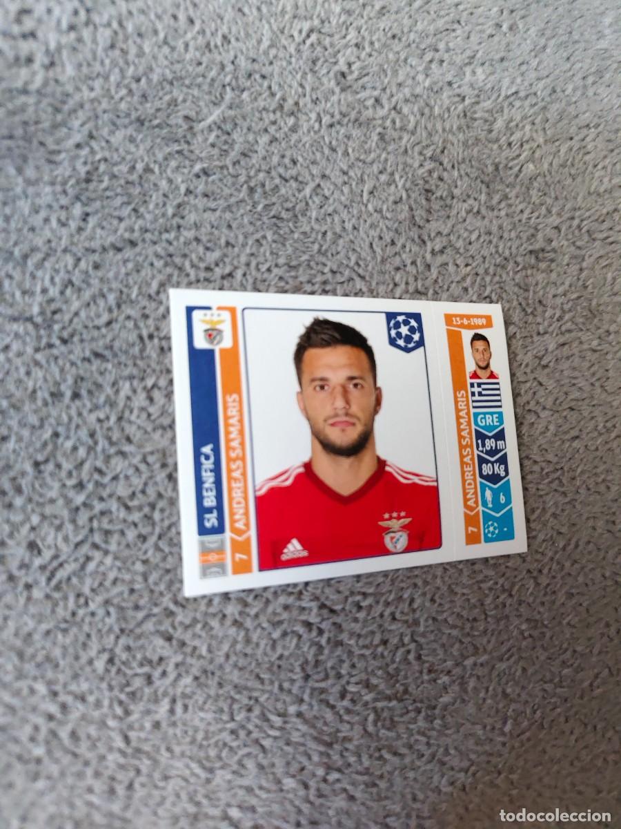 Cromos de f&uacute;tbol: 187 CHAMPIONS LEAGUE 2014 15 ANDREAS SAMARIS SL BENFICA STICKER PANINI 14 2015 UCL AAM