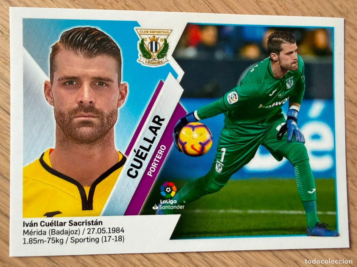Cromos de f&uacute;tbol: 1 CUELLAR LEGANES 19 20 2019 2020 LIGA SANTANDER COLECCIONES ESTE SIN PEGAR STICKER