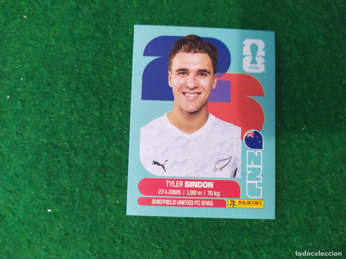 Cromos de f&uacute;tbol: OFFICIAL STICKER COLLECTION WORLD CUP MUNDIAL 2026 - NUEVA ZELANDA N&ordm; 7 BINDON
