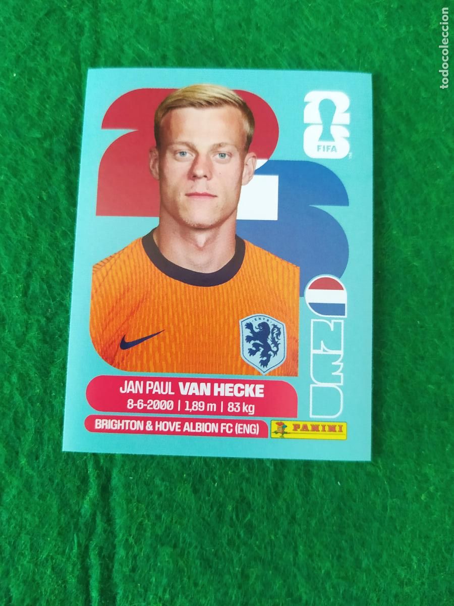 Cromos de f&uacute;tbol: OFFICIAL STICKER COLLECTION WORLD CUP MUNDIAL 2026 - HOLANDA N&ordm; 9 VAN HECKE