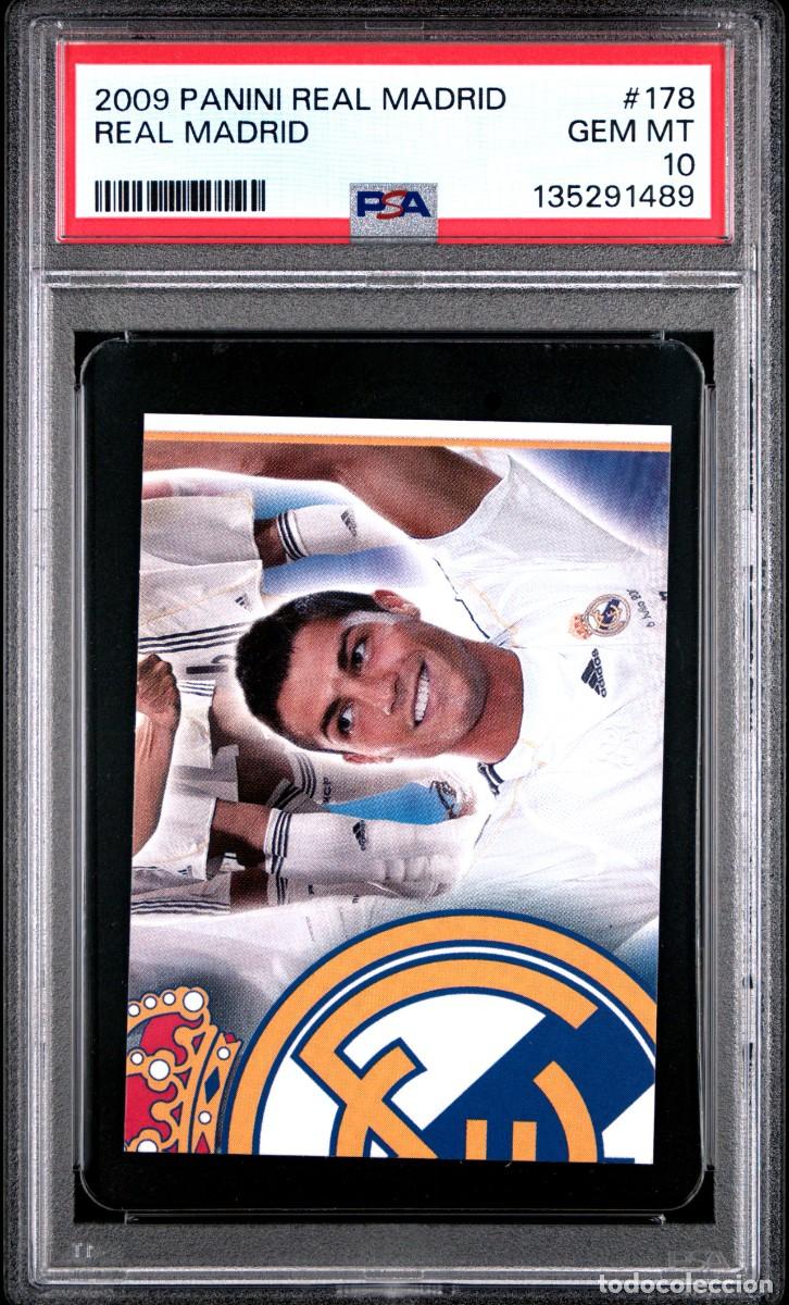 Cromos de f&uacute;tbol: Rookie Cristiano Ronaldo #178 Real Madrid Panini 2009 2010 PSA 10