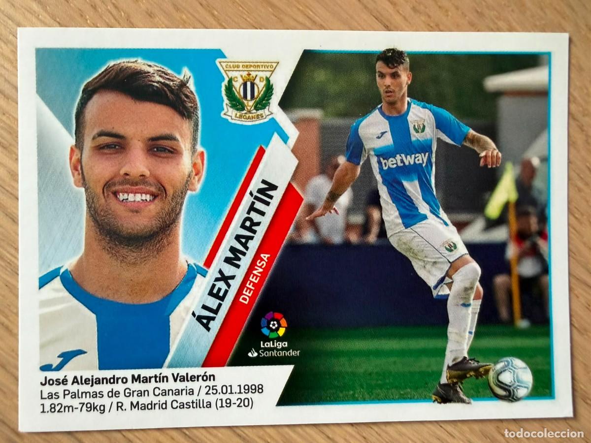 Cromos de f&uacute;tbol: 3 ALEX MARTIN LEGANES 19 20 2019 2020 LIGA SANTANDER COLECCIONES ESTE SIN PEGAR STICKER
