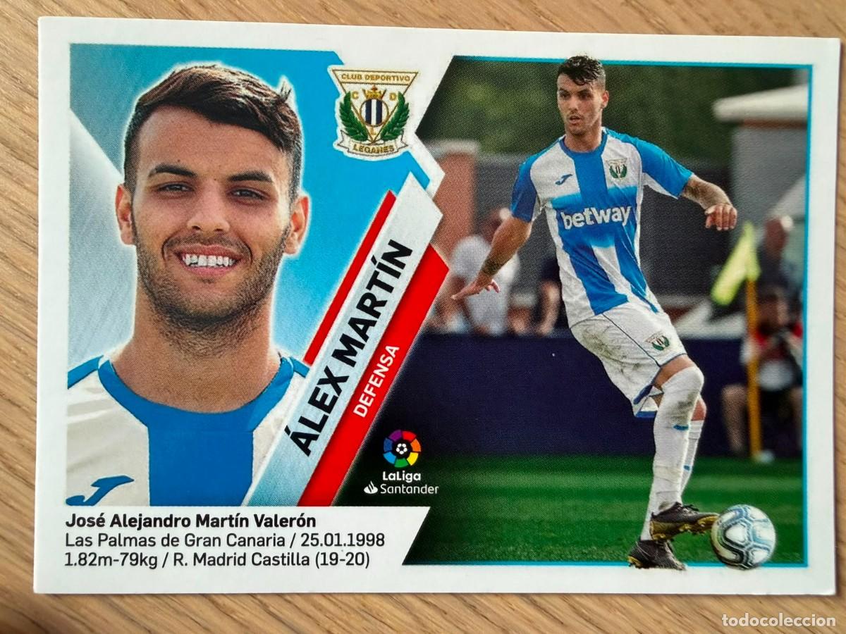 Cromos de f&uacute;tbol: 3 ALEX MARTIN LEGANES 19 20 2019 2020 LIGA SANTANDER COLECCIONES ESTE SIN PEGAR STICKER