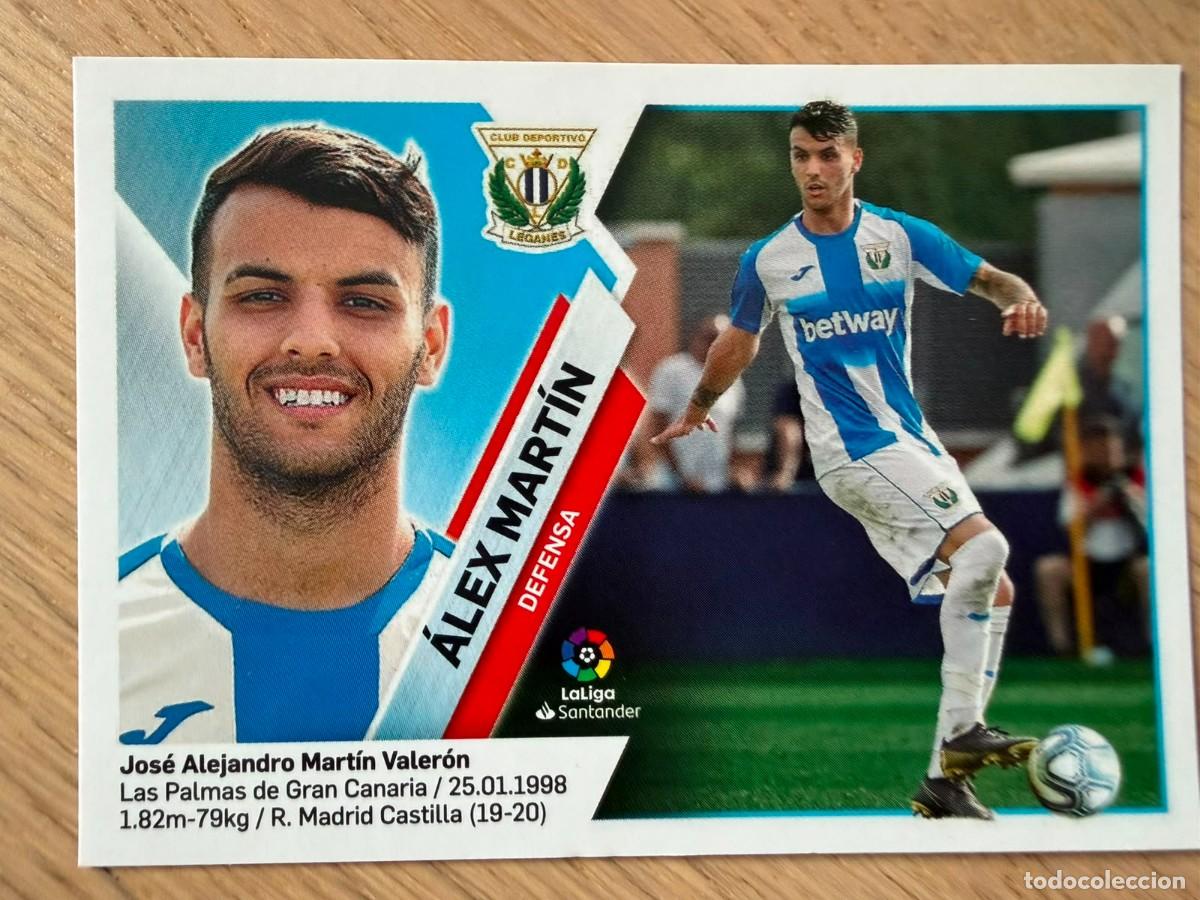 Cromos de f&uacute;tbol: 3 ALEX MARTIN LEGANES 19 20 2019 2020 LIGA SANTANDER COLECCIONES ESTE SIN PEGAR STICKER