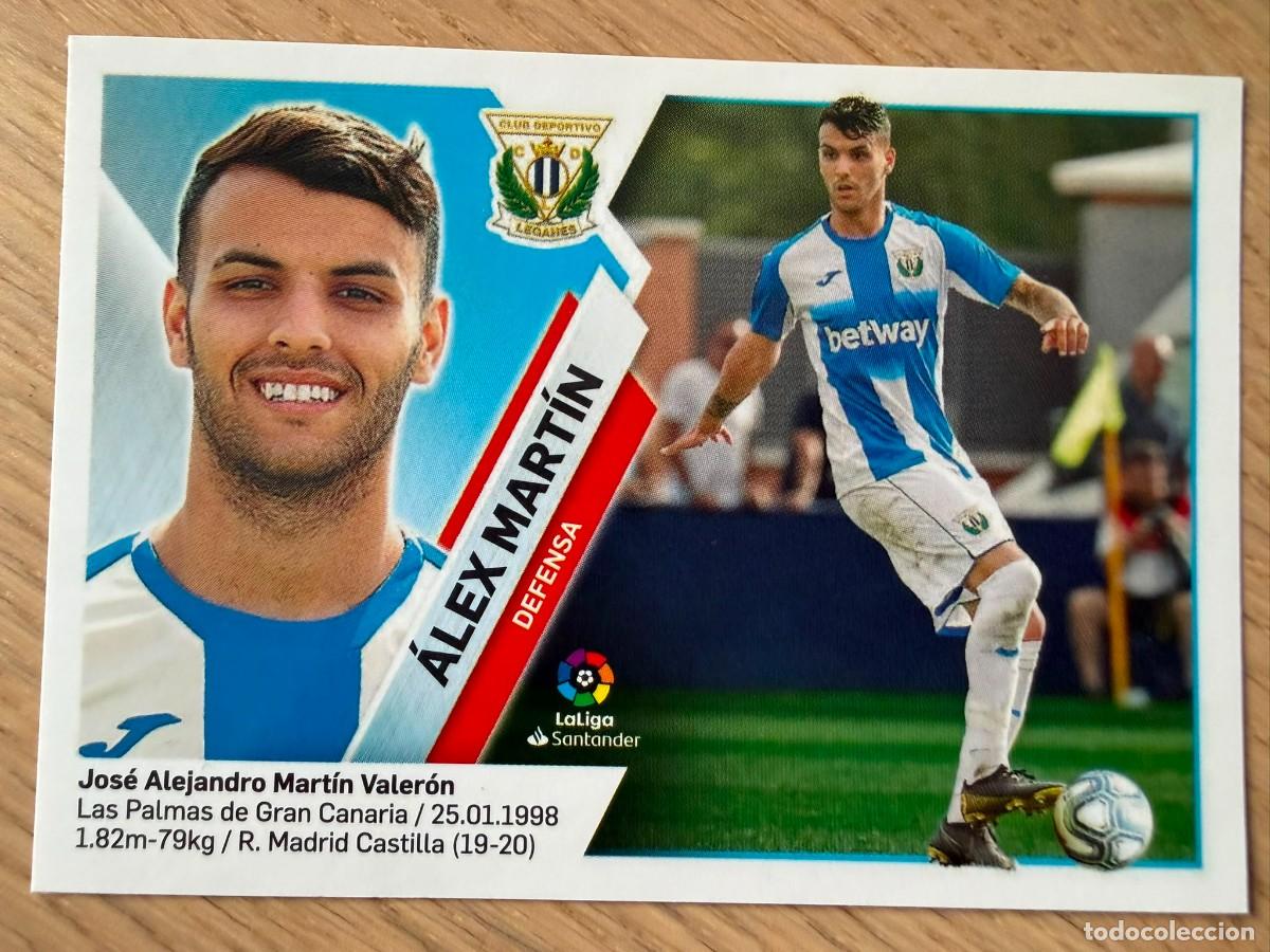 Cromos de f&uacute;tbol: 3 ALEX MARTIN LEGANES 19 20 2019 2020 LIGA SANTANDER COLECCIONES ESTE SIN PEGAR STICKER