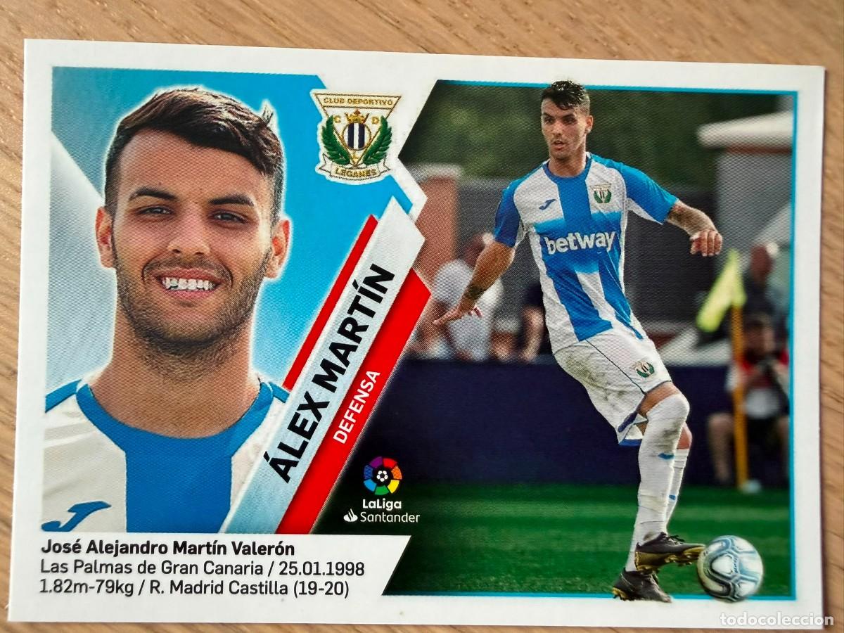 Cromos de f&uacute;tbol: 3 ALEX MARTIN LEGANES 19 20 2019 2020 LIGA SANTANDER COLECCIONES ESTE SIN PEGAR STICKER
