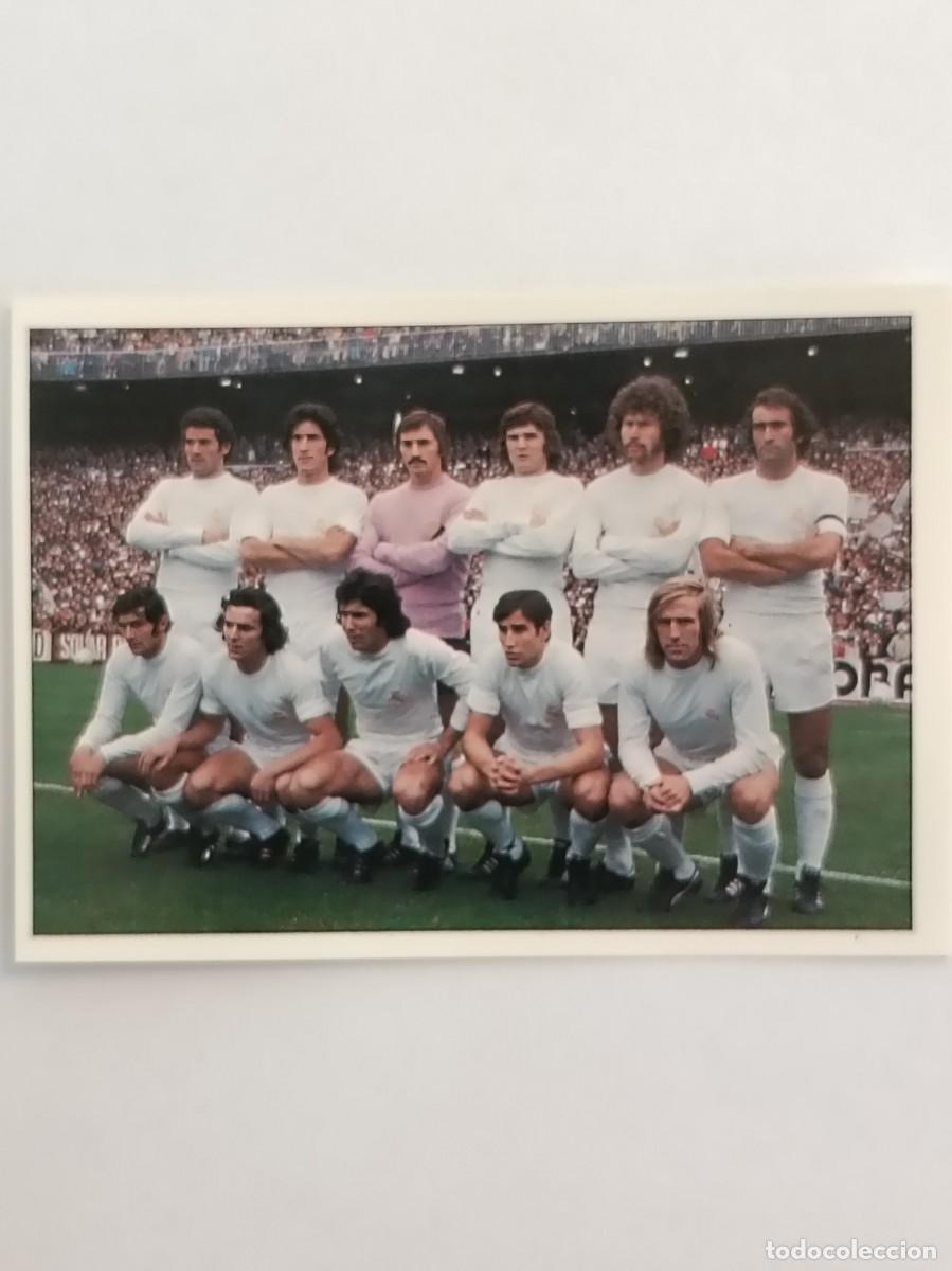 Cromos de f&uacute;tbol: #46 EQUIPO 1974/1975 COLECCION REAL MADRID 95/96 PANINI