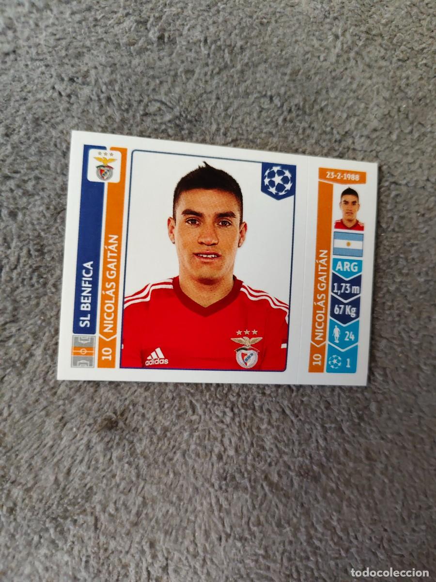 Cromos de f&uacute;tbol: 191 CHAMPIONS LEAGUE 2014 15 NICOL&Aacute;S GAIT&Aacute;N SL BENFICA STICKER PANINI 14 2015 UCL AAM