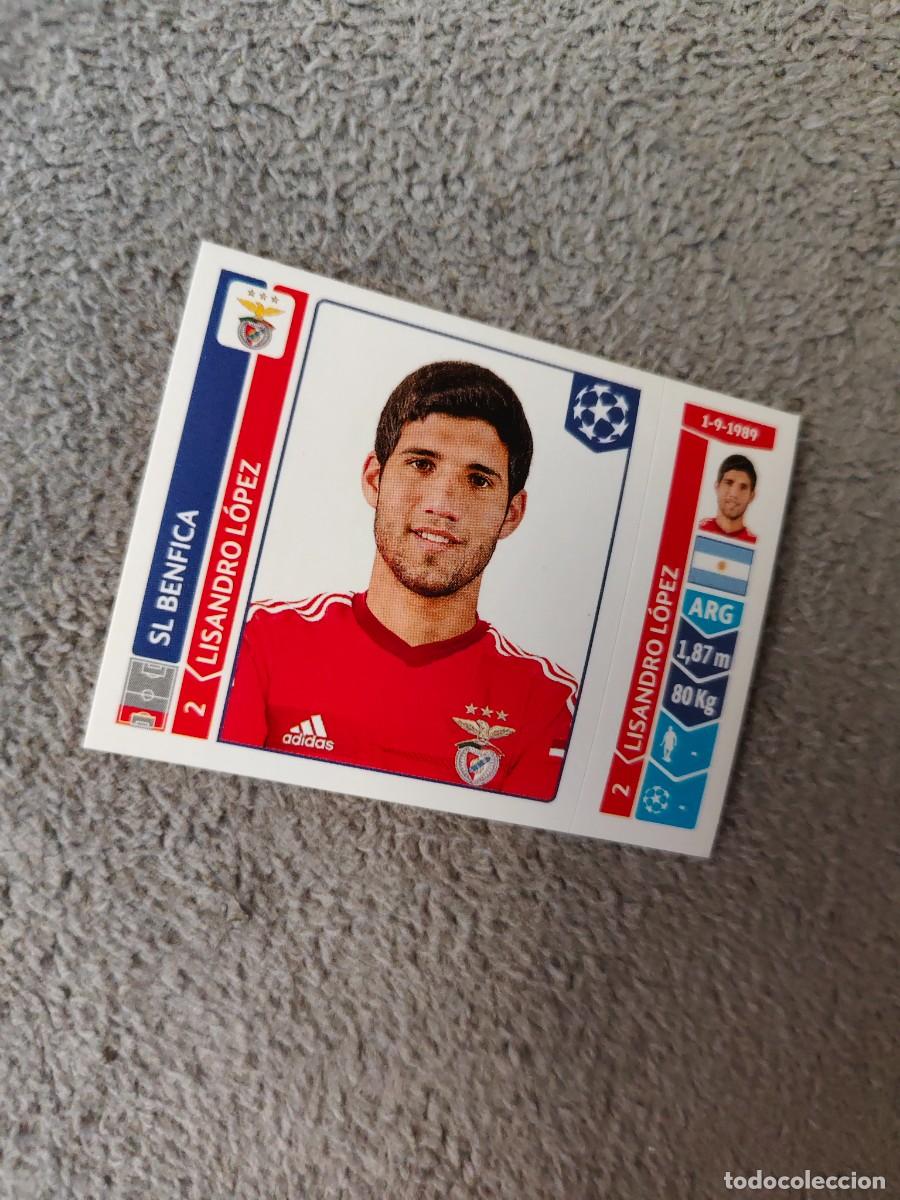 Football Stickers: 193 CHAMPIONS LEAGUE 2014 15 LISANDRO L&Oacute;PEZ SL BENFICA STICKER PANINI 14 2015 UCL AAM