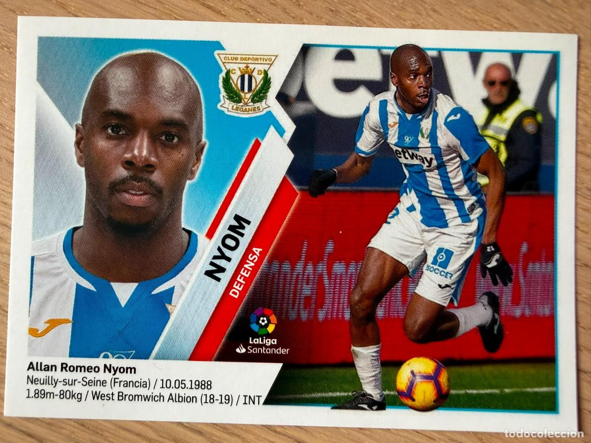 Football Stickers: 4A 4 A NYOM LEGANES 19 20 2019 2020 LIGA SANTANDER COLECCIONES ESTE SIN PEGAR STICKER