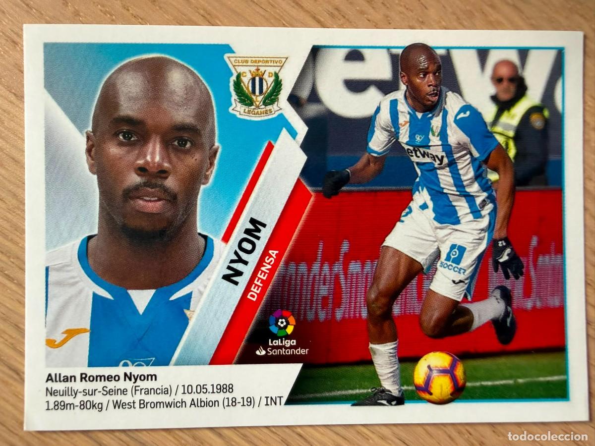 Football Stickers: 4A 4 A NYOM LEGANES 19 20 2019 2020 LIGA SANTANDER COLECCIONES ESTE SIN PEGAR STICKER