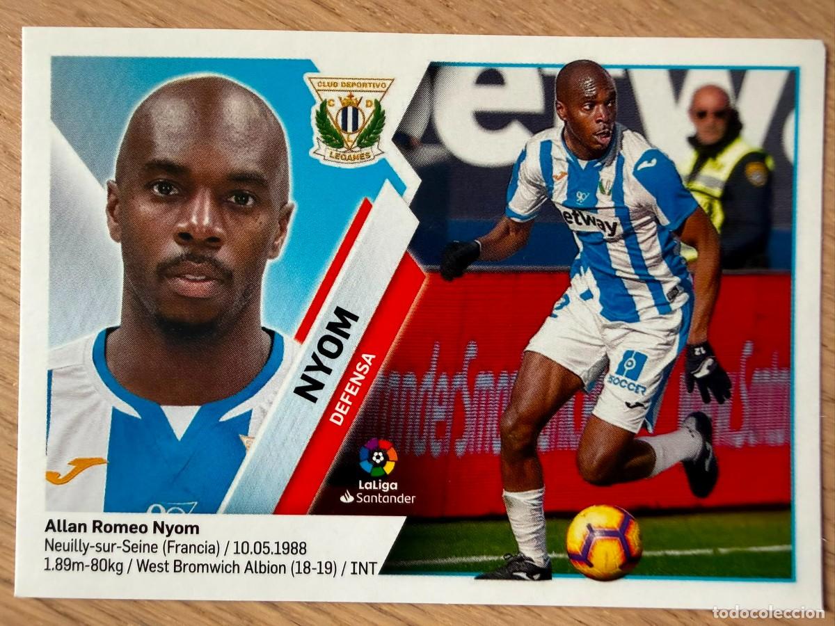 Football Stickers: 4A 4 A NYOM LEGANES 19 20 2019 2020 LIGA SANTANDER COLECCIONES ESTE SIN PEGAR STICKER