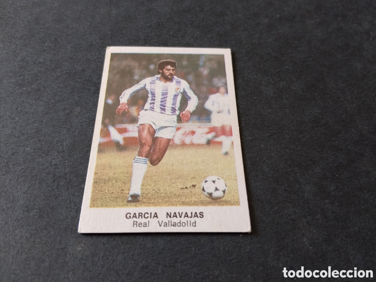 Football Stickers: Cromo futbol 84 , Real Valladolid, Garc&iacute;a Navajas