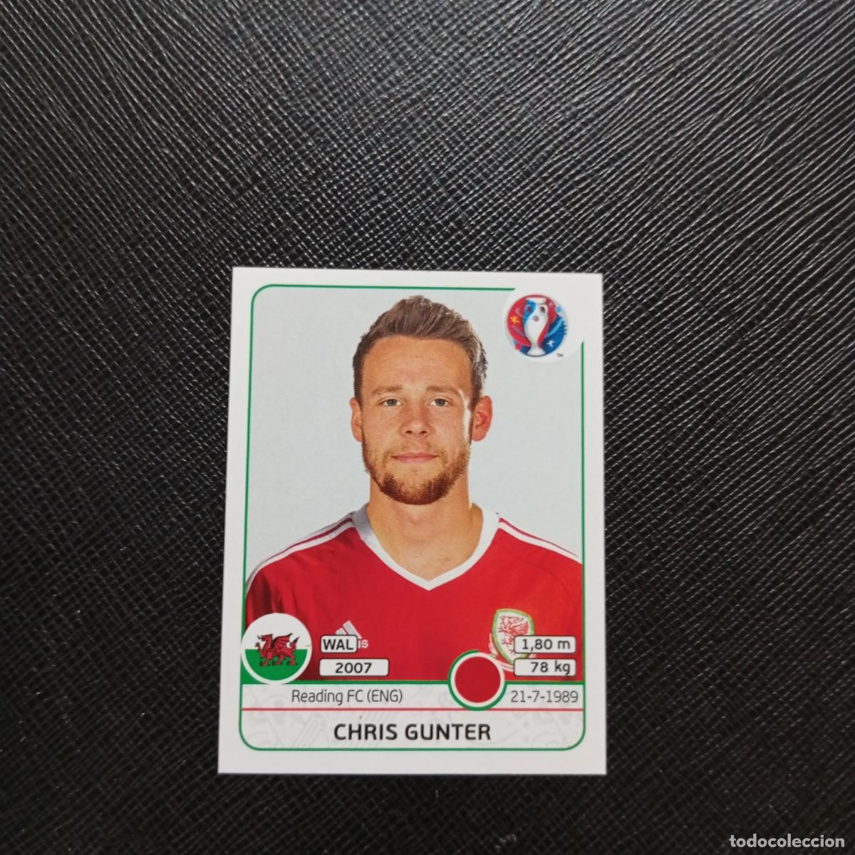 Football Stickers: 185 CHRIS GUNTER GALES PANINI EURO EUROCOPA FRANCIA 2016 CROMO FUTBOL 16 - SIN PEGAR