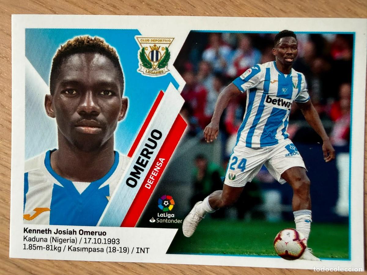 Football Stickers: 6 OMERUO LEGANES 19 20 2019 2020 LIGA SANTANDER COLECCIONES ESTE SIN PEGAR STICKER