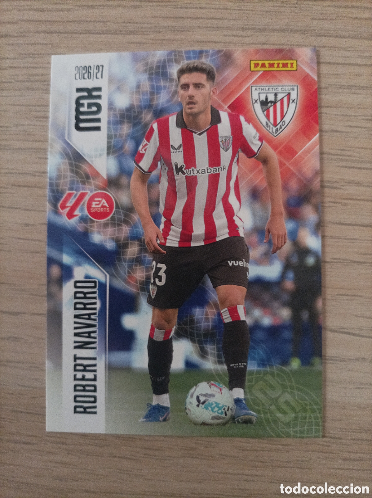 Football Stickers: MEGACRACKS PANINI 2026-27 ROBERT NAVARRO ATHLETIC CLUB BILBAO