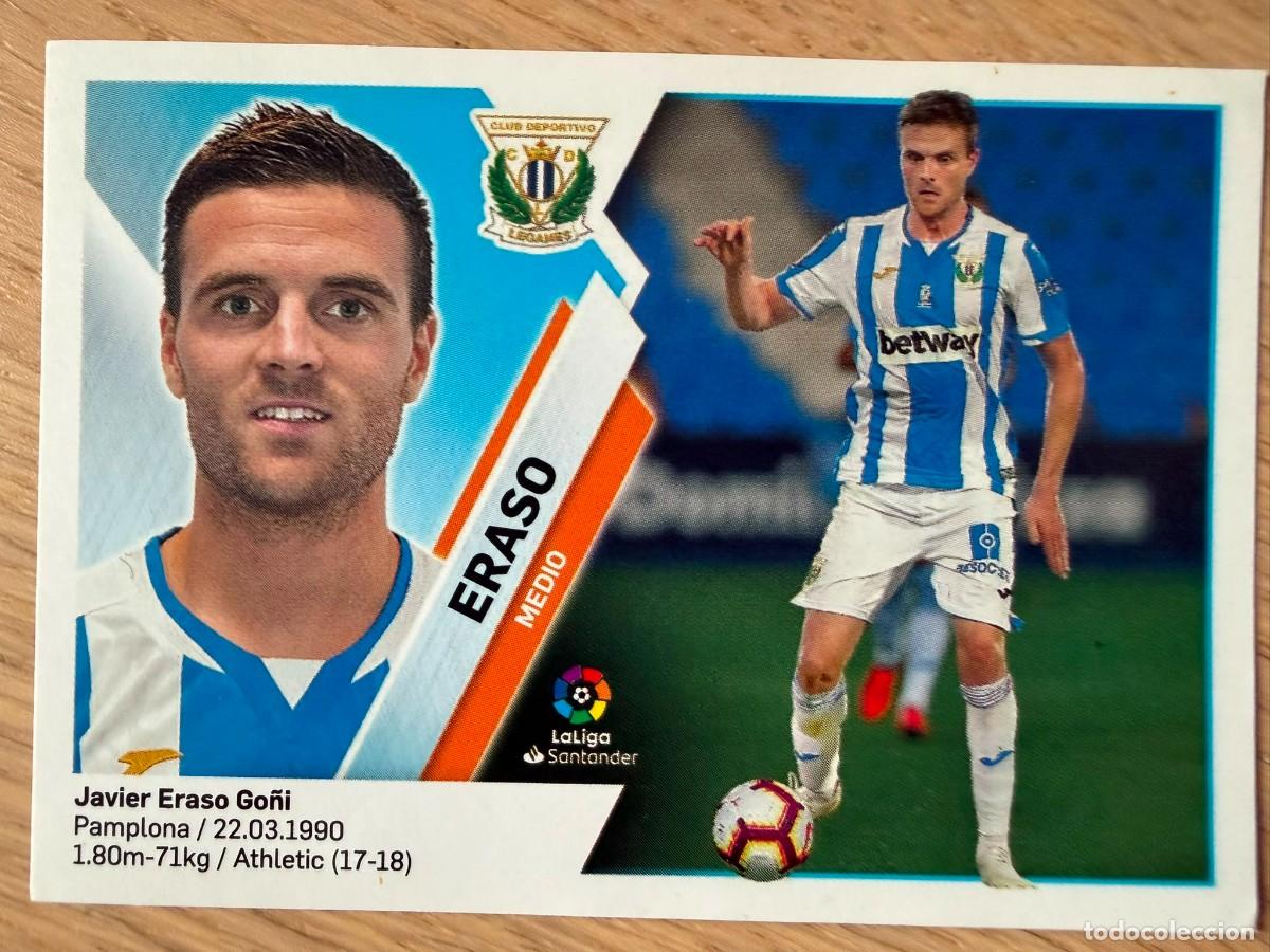 Cromos de f&uacute;tbol: 9 ERASO LEGANES 19 20 2019 2020 LIGA SANTANDER COLECCIONES ESTE SIN PEGAR STICKER