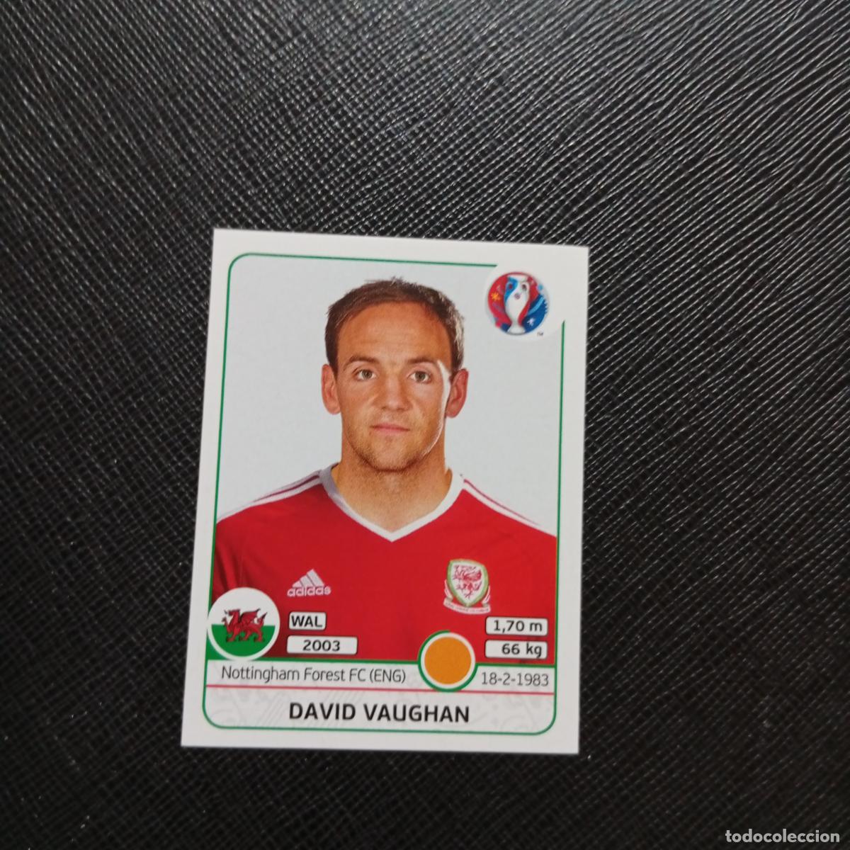 Cromos de f&uacute;tbol: 189 DAVID VAUGHAN GALES PANINI EURO EUROCOPA FRANCIA 2016 CROMO FUTBOL 16 - SIN PEGAR