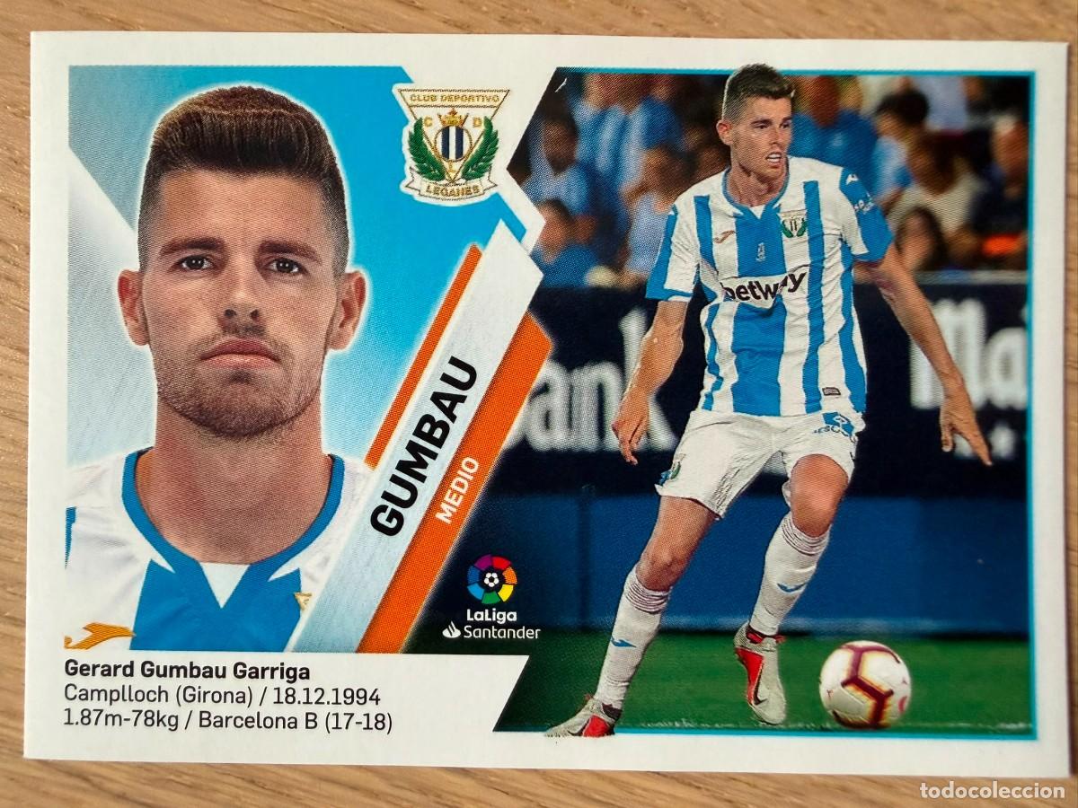 Cromos de f&uacute;tbol: 10 GUMBAU LEGANES 19 20 2019 2020 LIGA SANTANDER COLECCIONES ESTE SIN PEGAR STICKER