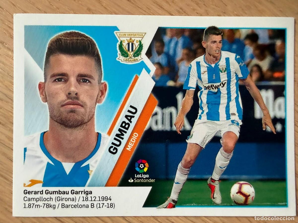 Cromos de f&uacute;tbol: 10 GUMBAU LEGANES 19 20 2019 2020 LIGA SANTANDER COLECCIONES ESTE SIN PEGAR STICKER