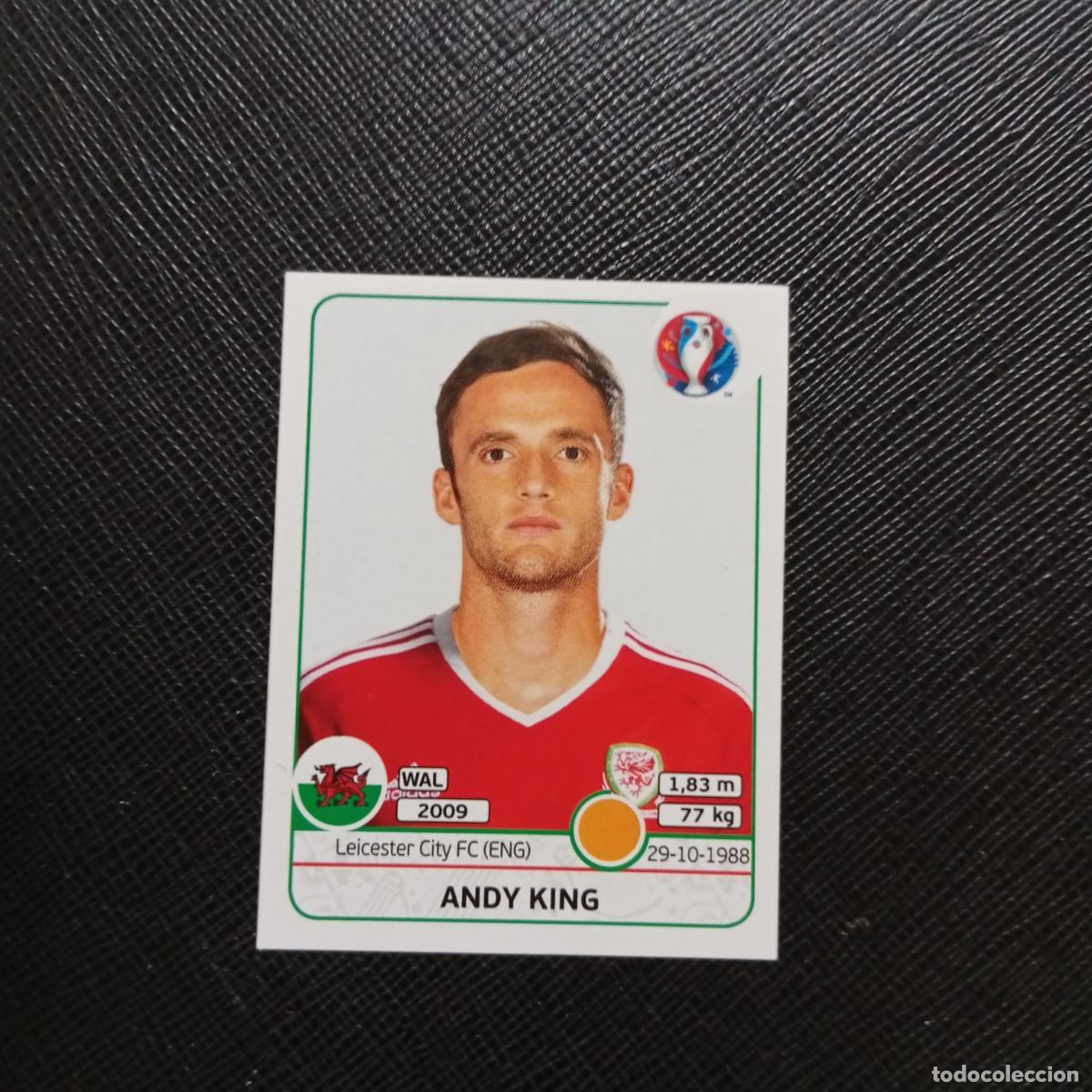 Cromos de f&uacute;tbol: 191 ANDY KING GALES PANINI EURO EUROCOPA FRANCIA 2016 CROMO FUTBOL 16 - SIN PEGAR