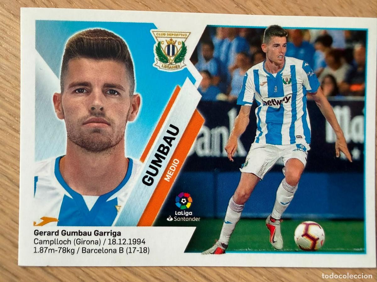 Cromos de f&uacute;tbol: 10 GUMBAU LEGANES 19 20 2019 2020 LIGA SANTANDER COLECCIONES ESTE SIN PEGAR STICKER