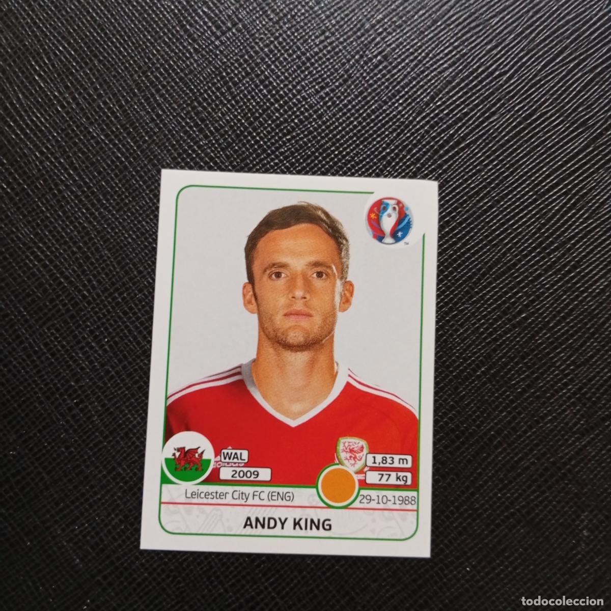 Cromos de f&uacute;tbol: 191 ANDY KING GALES PANINI EURO EUROCOPA FRANCIA 2016 CROMO FUTBOL 16 - SIN PEGAR