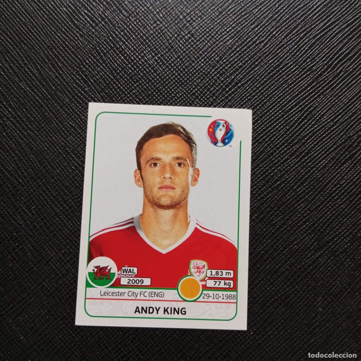 Cromos de f&uacute;tbol: 191 ANDY KING GALES PANINI EURO EUROCOPA FRANCIA 2016 CROMO FUTBOL 16 - SIN PEGAR