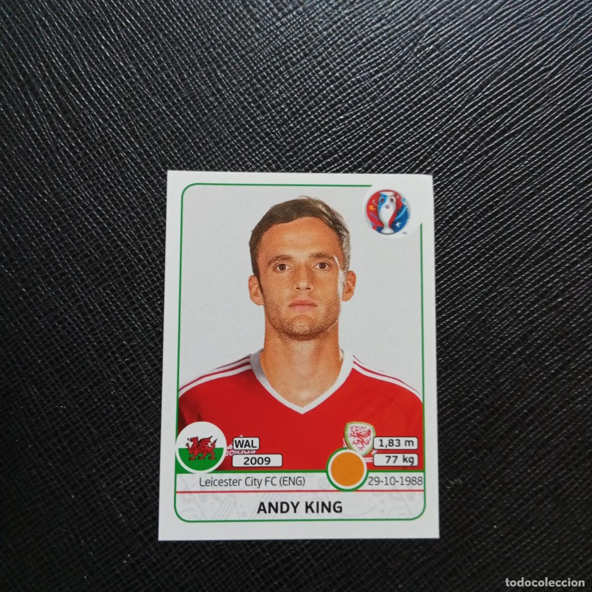 Cromos de f&uacute;tbol: 191 ANDY KING GALES PANINI EURO EUROCOPA FRANCIA 2016 CROMO FUTBOL 16 - SIN PEGAR
