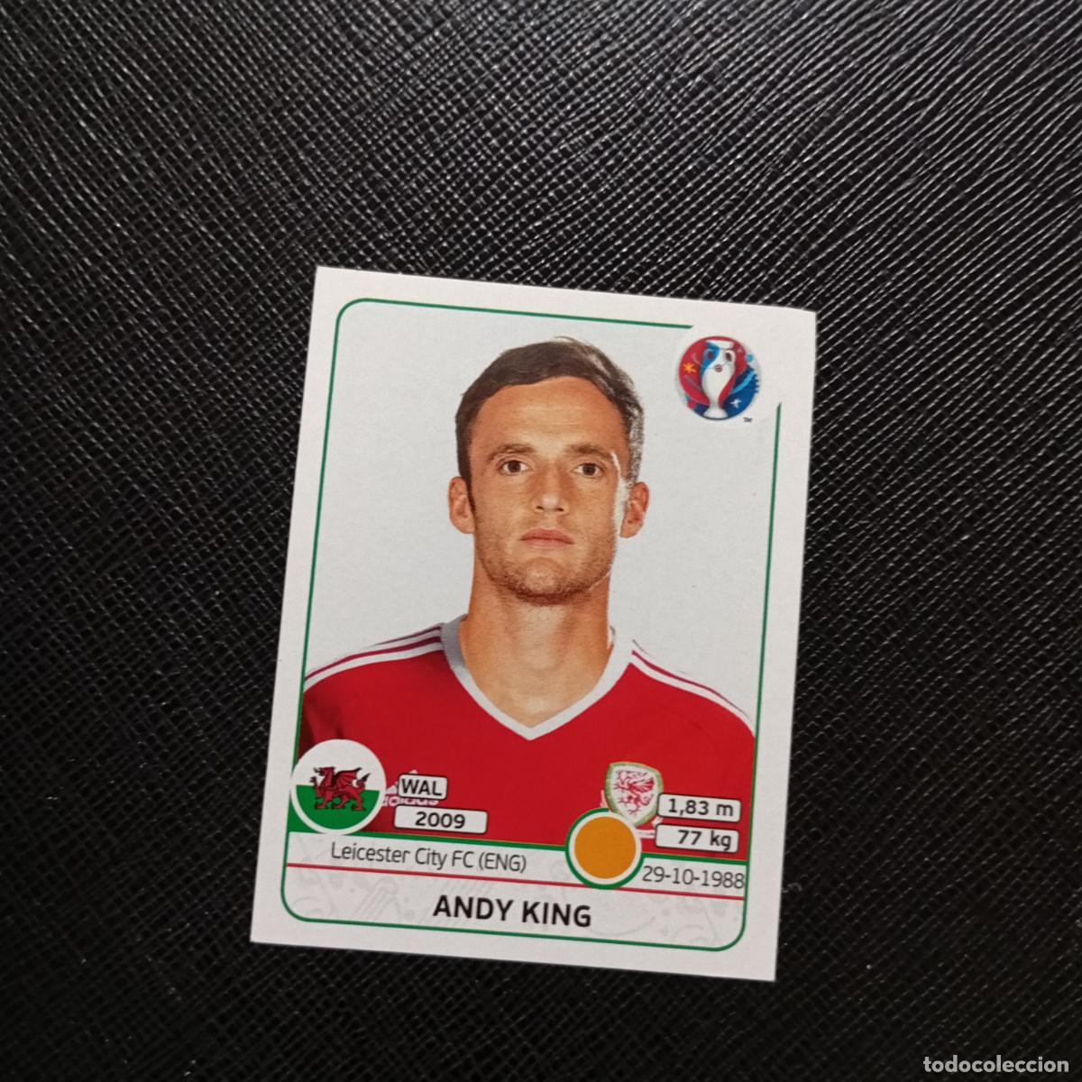 Cromos de f&uacute;tbol: 191 ANDY KING GALES PANINI EURO EUROCOPA FRANCIA 2016 CROMO FUTBOL 16 - SIN PEGAR