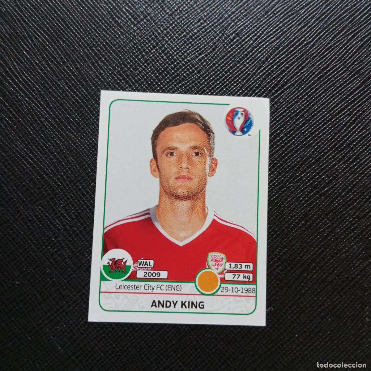 Cromos de f&uacute;tbol: 191 ANDY KING GALES PANINI EURO EUROCOPA FRANCIA 2016 CROMO FUTBOL 16 - SIN PEGAR