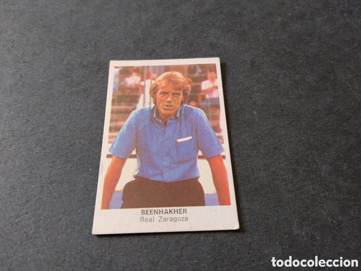 Cromos de f&uacute;tbol: Cromo futbol 84 Leo Beenhakher, Real Zaragoza