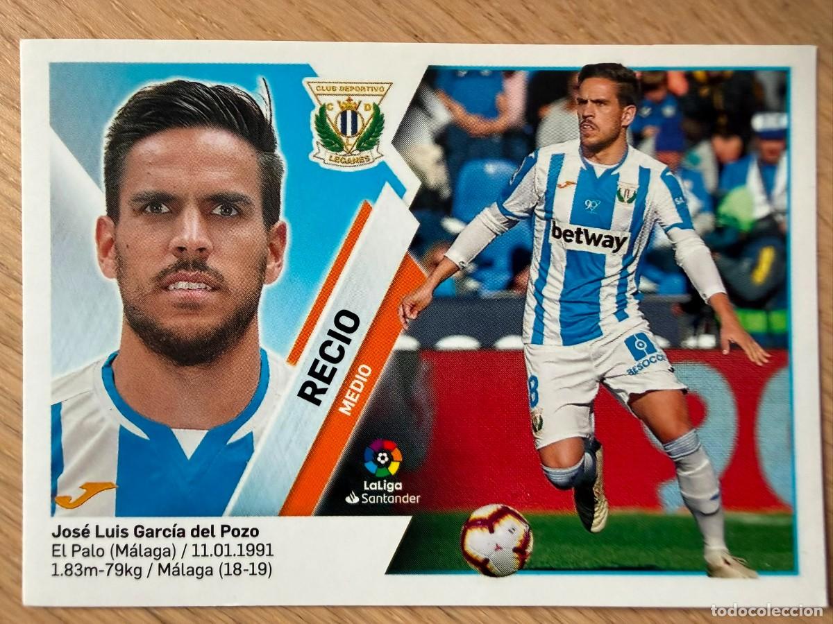 Cromos de f&uacute;tbol: 12 RECIO LEGANES 19 20 2019 2020 LIGA SANTANDER COLECCIONES ESTE SIN PEGAR STICKER