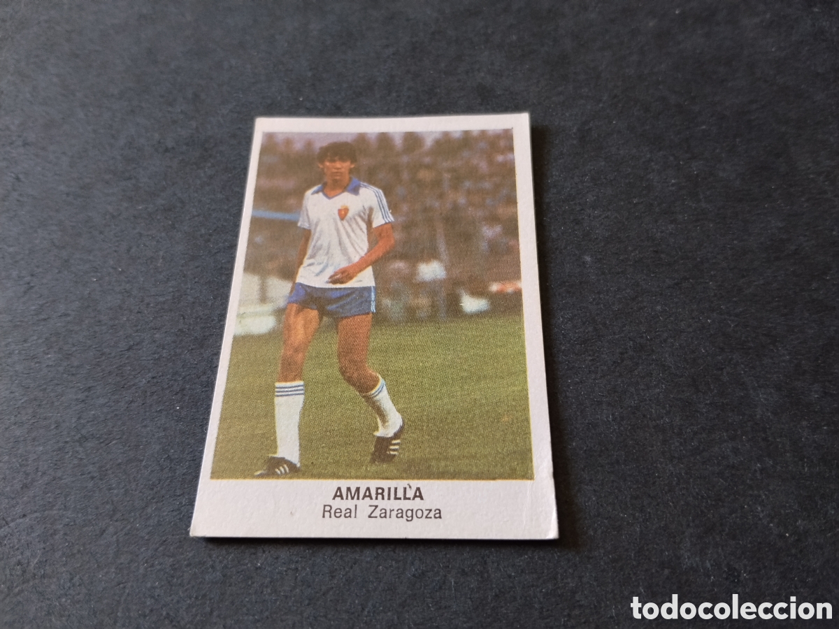 Fu&szlig;ball-Sticker: Cromo futbol 84 Amarilla, Real Zaragoza