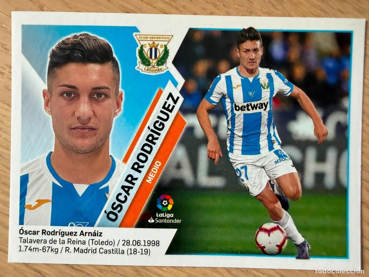 Cromos de Futebol: 13 OSCAR RODRIGUEZ LEGANES 19 20 2019 2020 LIGA SANTANDER COLECCIONES ESTE SIN PEGAR STICKER
