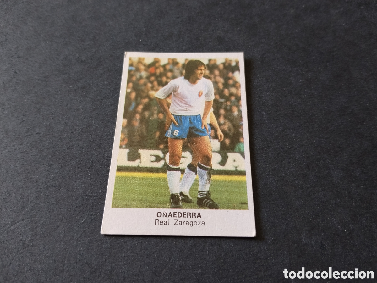 Cromos de Futebol: Cromo futbol 84 O&ntilde;aederra, Real Zaragoza