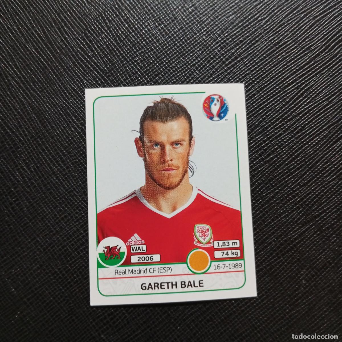 Cromos de Futebol: 195 GARETH BALE GALES PANINI EURO EUROCOPA FRANCIA 2016 CROMO FUTBOL 16 - SIN PEGAR B