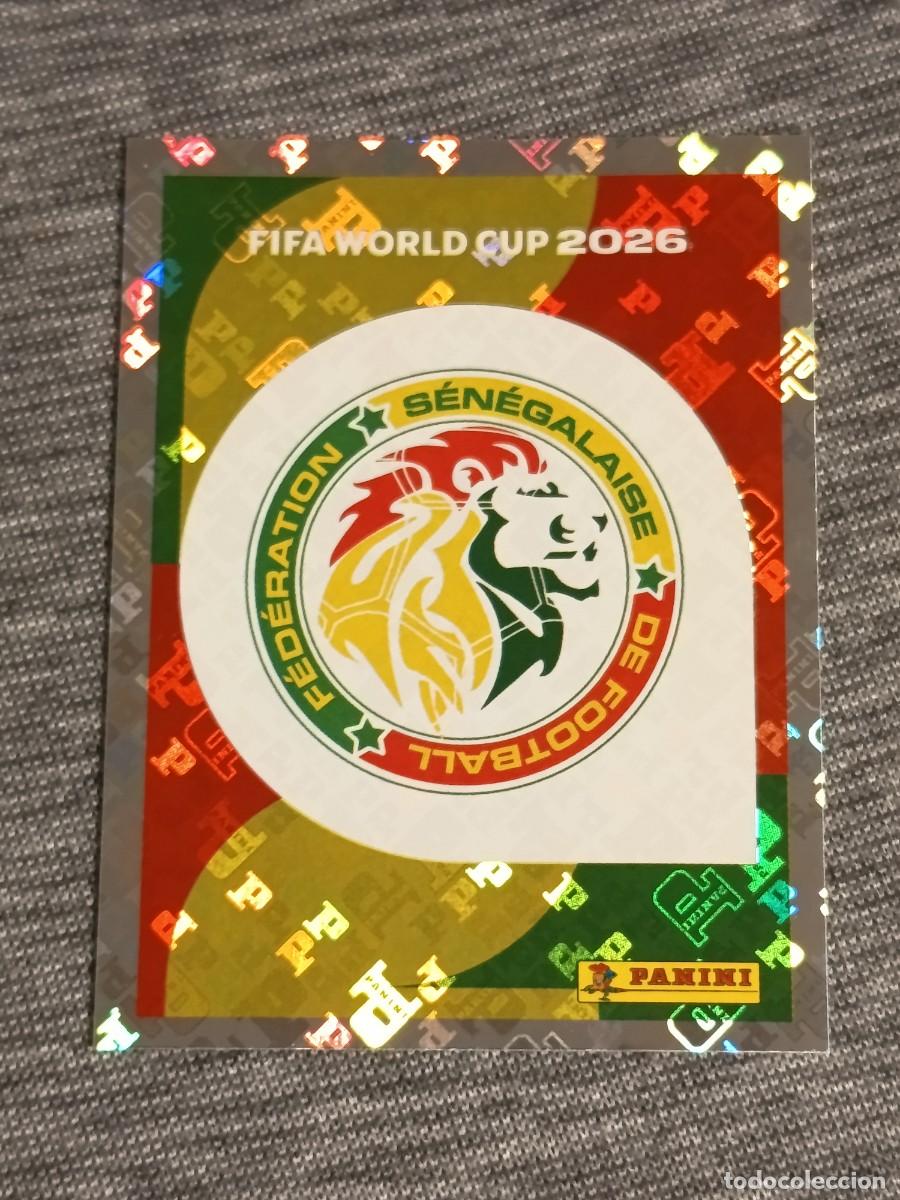 Cromos de Futebol: ESCUDO SENEGAL SEN 1 STICKER MUNDIAL 2026 PANINI FIFA WORLD CUP NUEVO