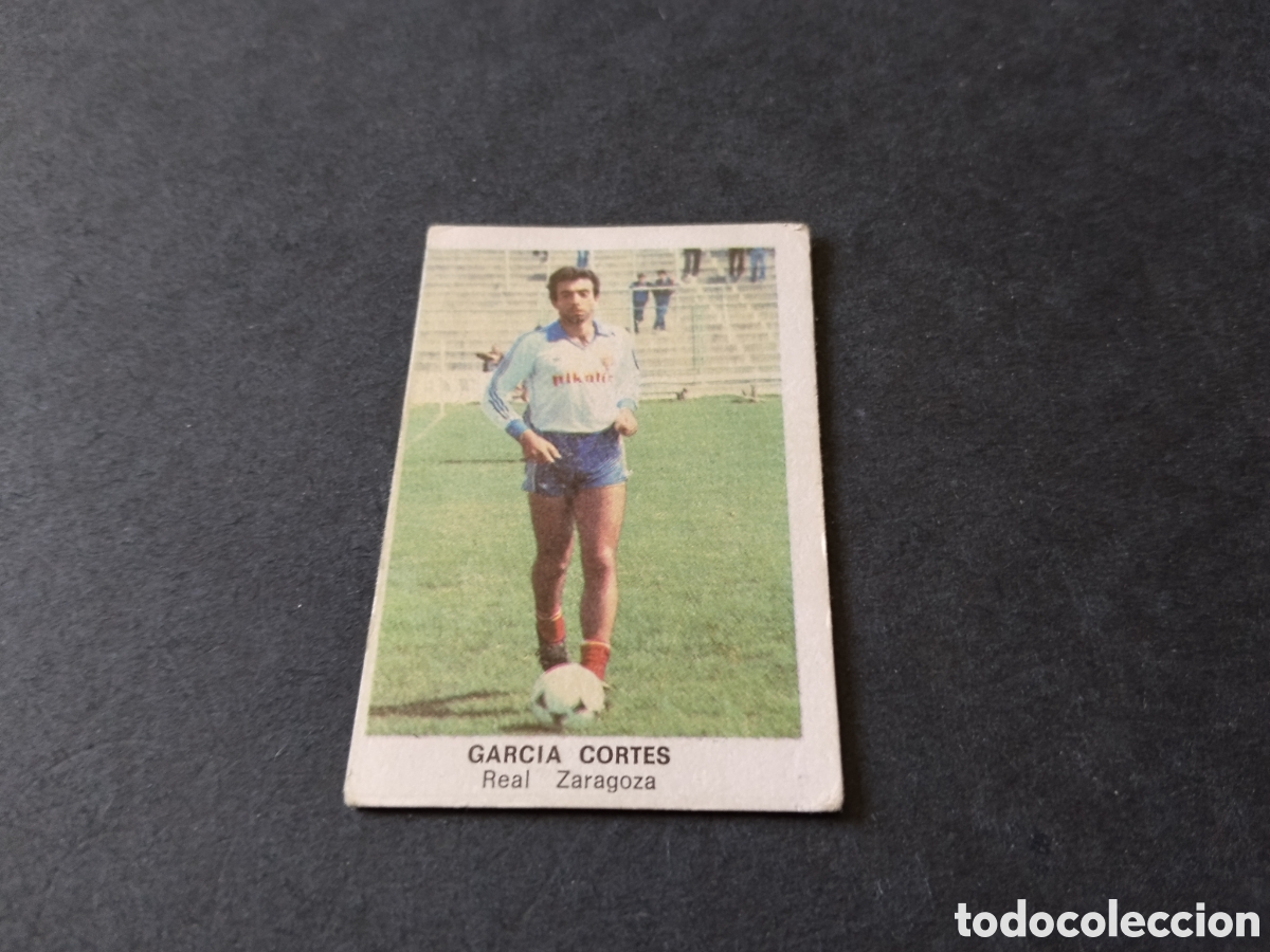 Cromos de Futebol: Cromo futbol 84 Garc&iacute;a Cort&eacute;s, Real Zaragoza
