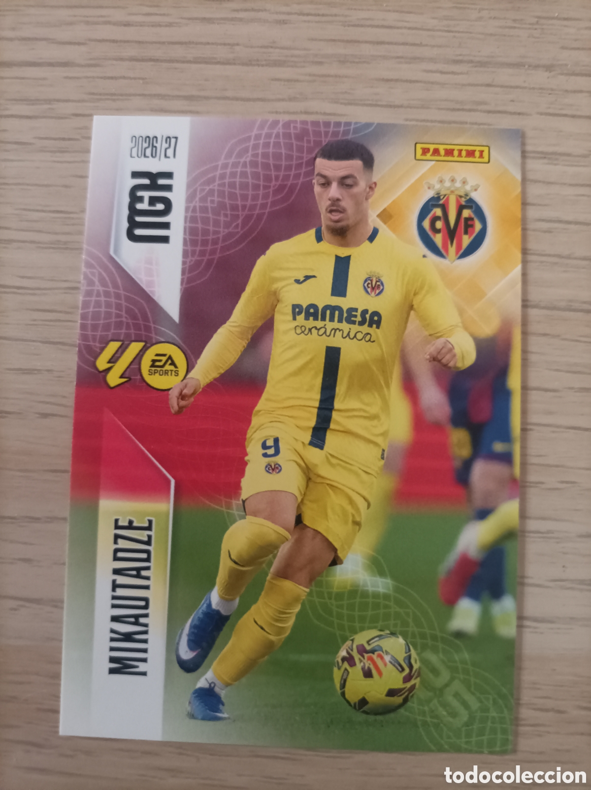 Cromos de Futebol: MEGACRACKS PANINI 2026-27 MIKAUTADZE VILLAREAL