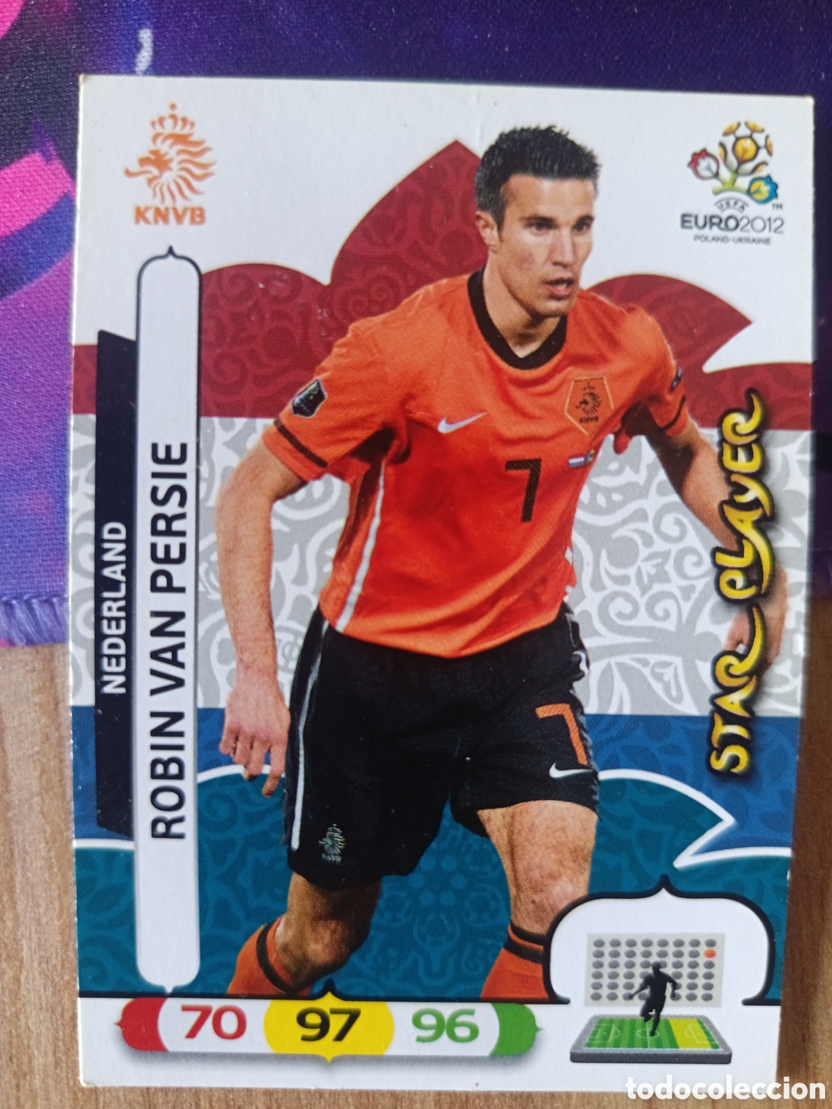 Cromos de f&uacute;tbol: Van persie UEFA EURO 2012 EURO2012 POLONIA UCRANIA ADRENALYN XL PANINI