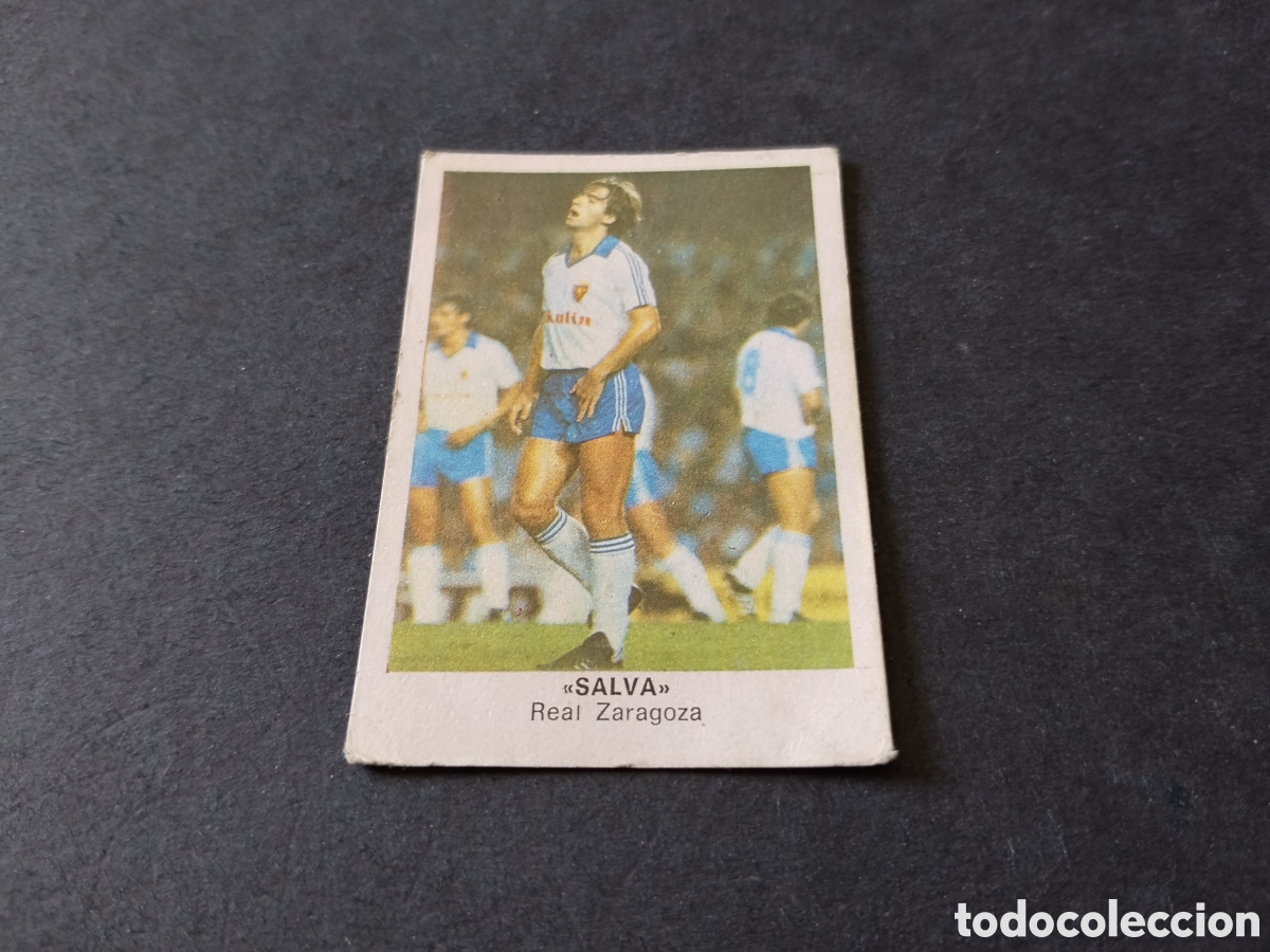 Cromos de f&uacute;tbol: Cromo futbol 84 Salva, Real Zaragoza