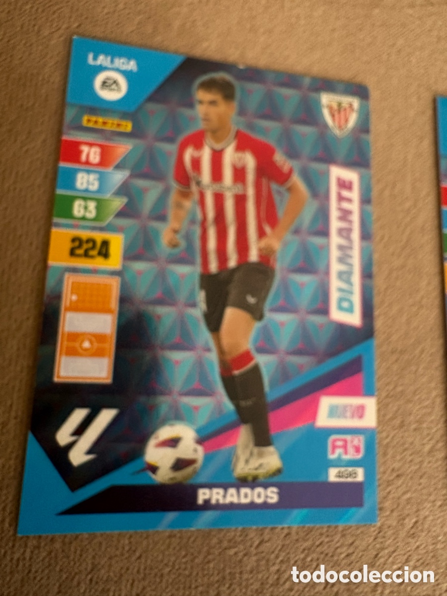 Cromos de f&uacute;tbol: 498 PRADOS ATHLETICO DE BILBAO NUEVO DIAMANTE LA LIGA ADRENALYN XL 23 24 2023 2024