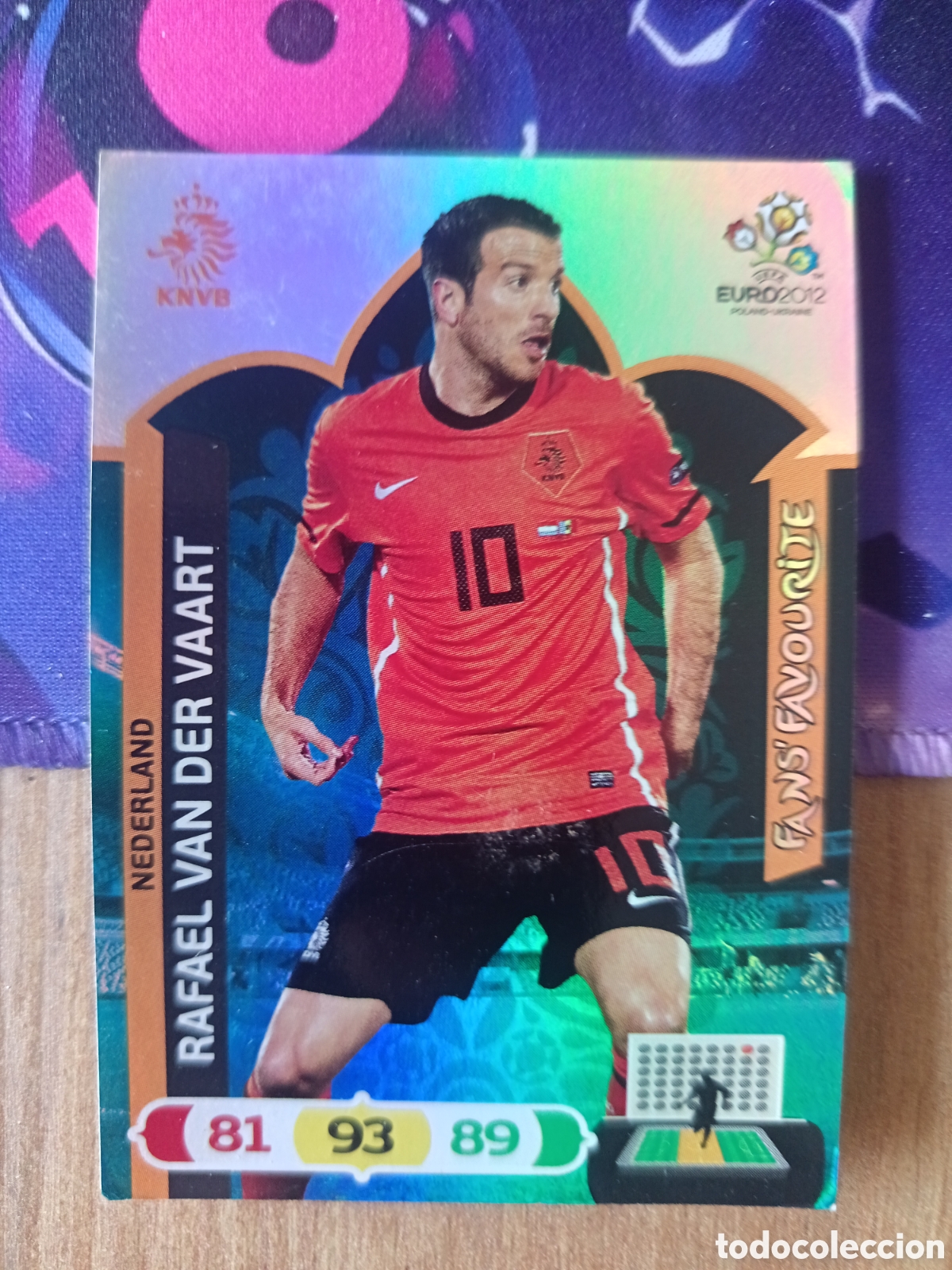 Cromos de f&uacute;tbol: Rafael van der vaart UEFA EURO 2012 EURO2012 POLONIA UCRANIA ADRENALYN XL PANINI