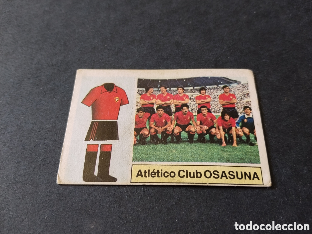 Cromos de f&uacute;tbol: Cromo futbol liga 82-83 Osasuna
