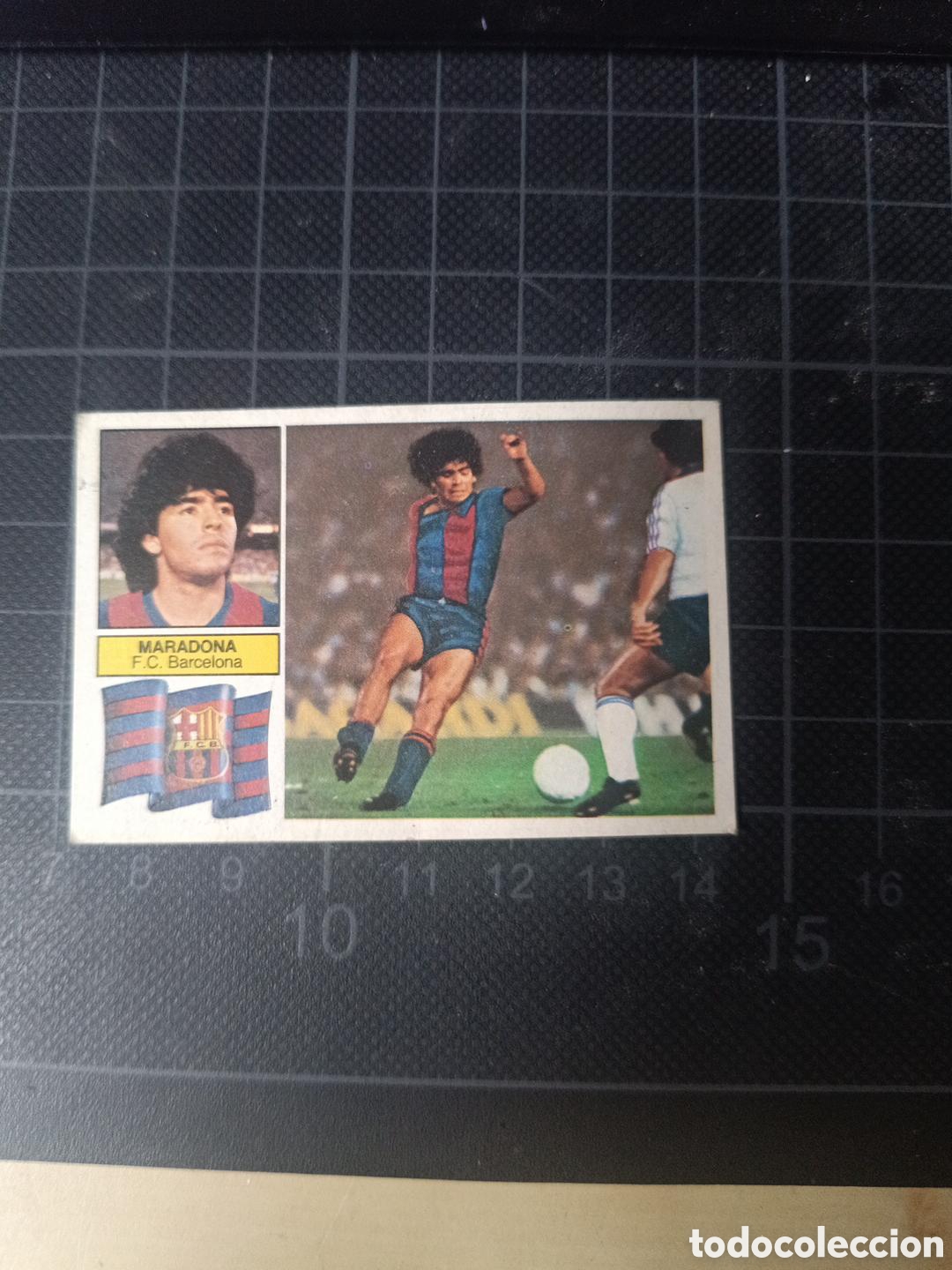 Football Stickers: Cromo Maradona F.C. Barcelona Liga 82-83